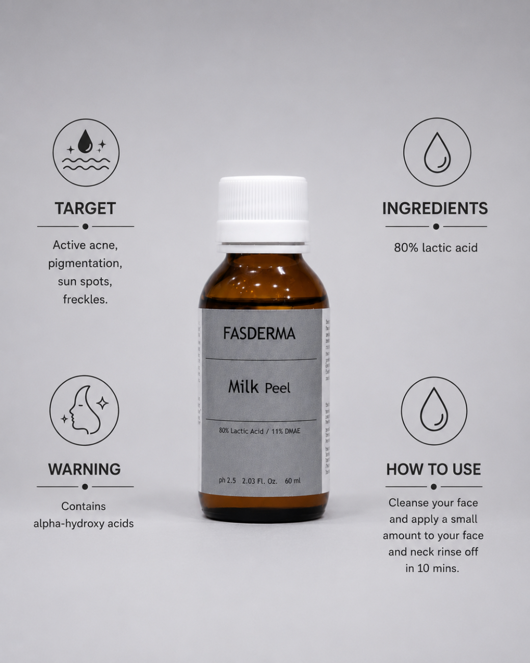 Milk Peel, 60 ML ( Fairness & Skin Lightening )