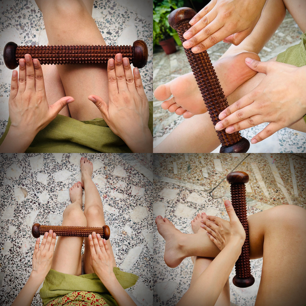Handmade wooden recovery roller